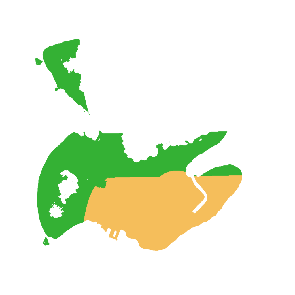 Biome Rust Map: Procedural Map, Size: 2000, Seed: 6465