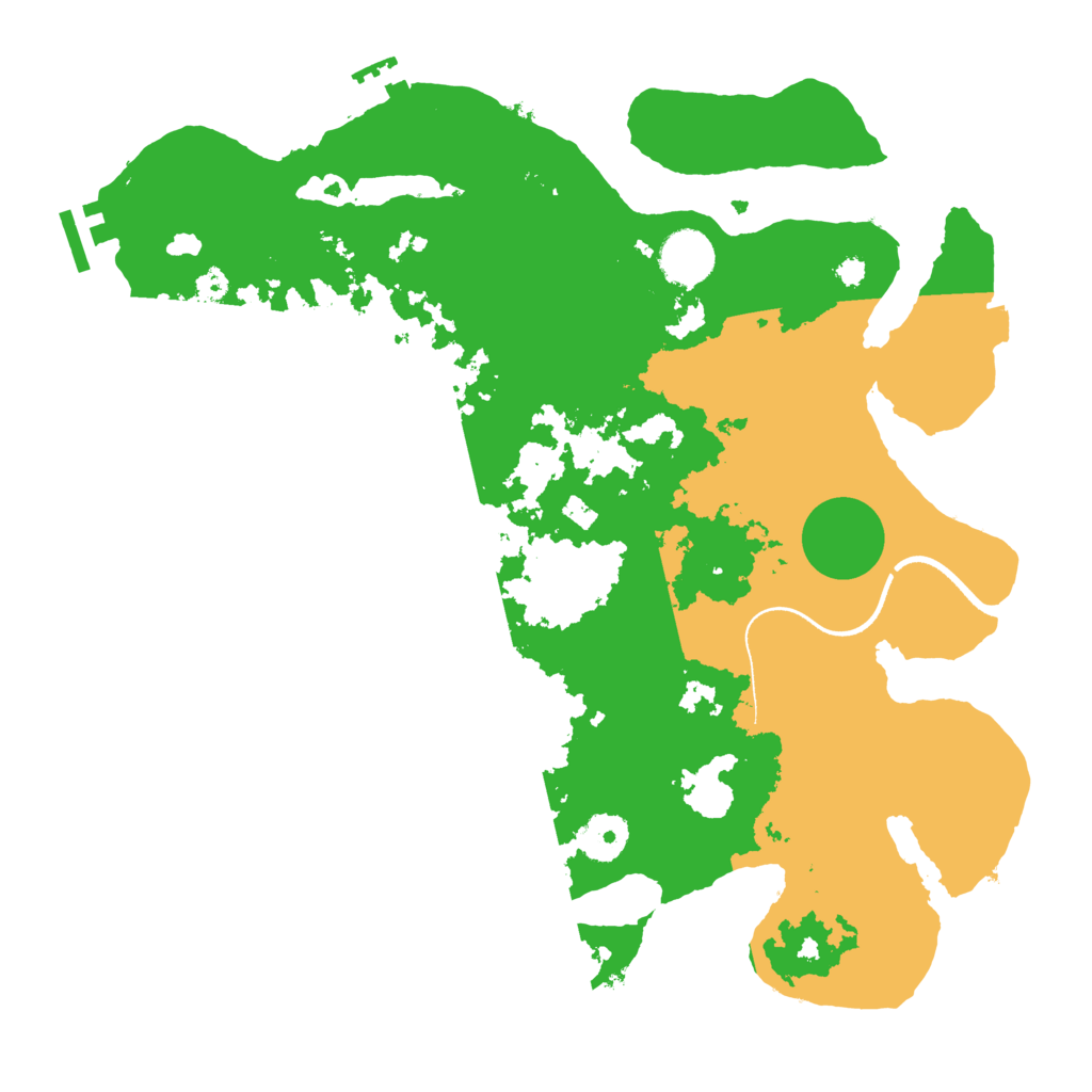Biome Rust Map: Procedural Map, Size: 3500, Seed: 7536568