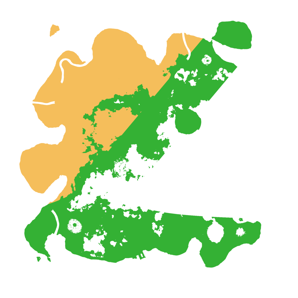 Biome Rust Map: Procedural Map, Size: 3200, Seed: 3520036