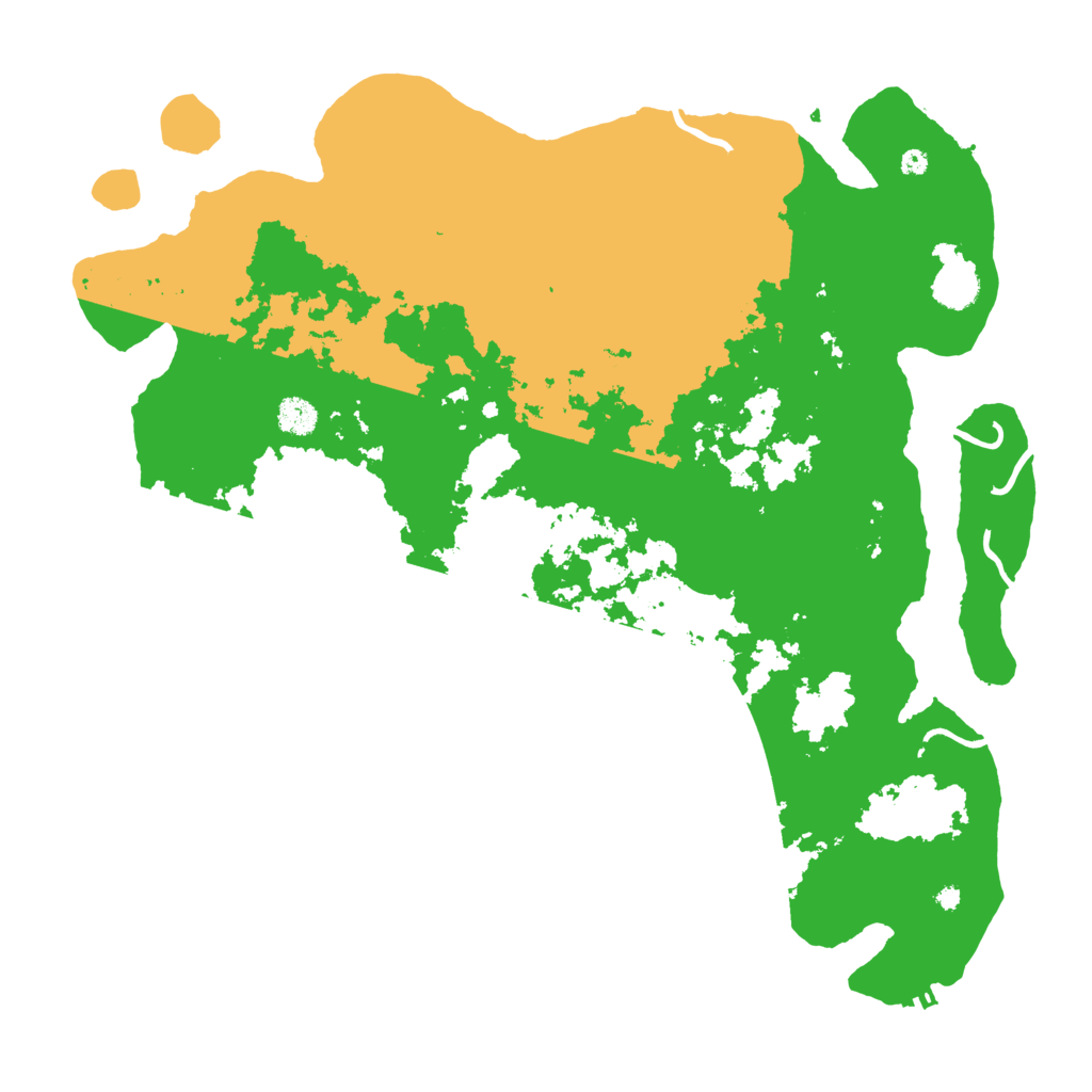 Biome Rust Map: Procedural Map, Size: 4250, Seed: 3320979
