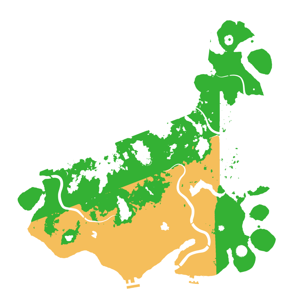 Biome Rust Map: Procedural Map, Size: 4500, Seed: 1372510459