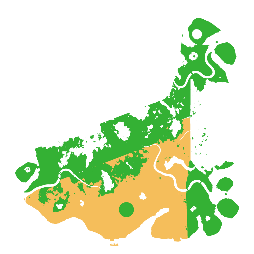 Biome Rust Map: Procedural Map, Size: 4500, Seed: 1372510459