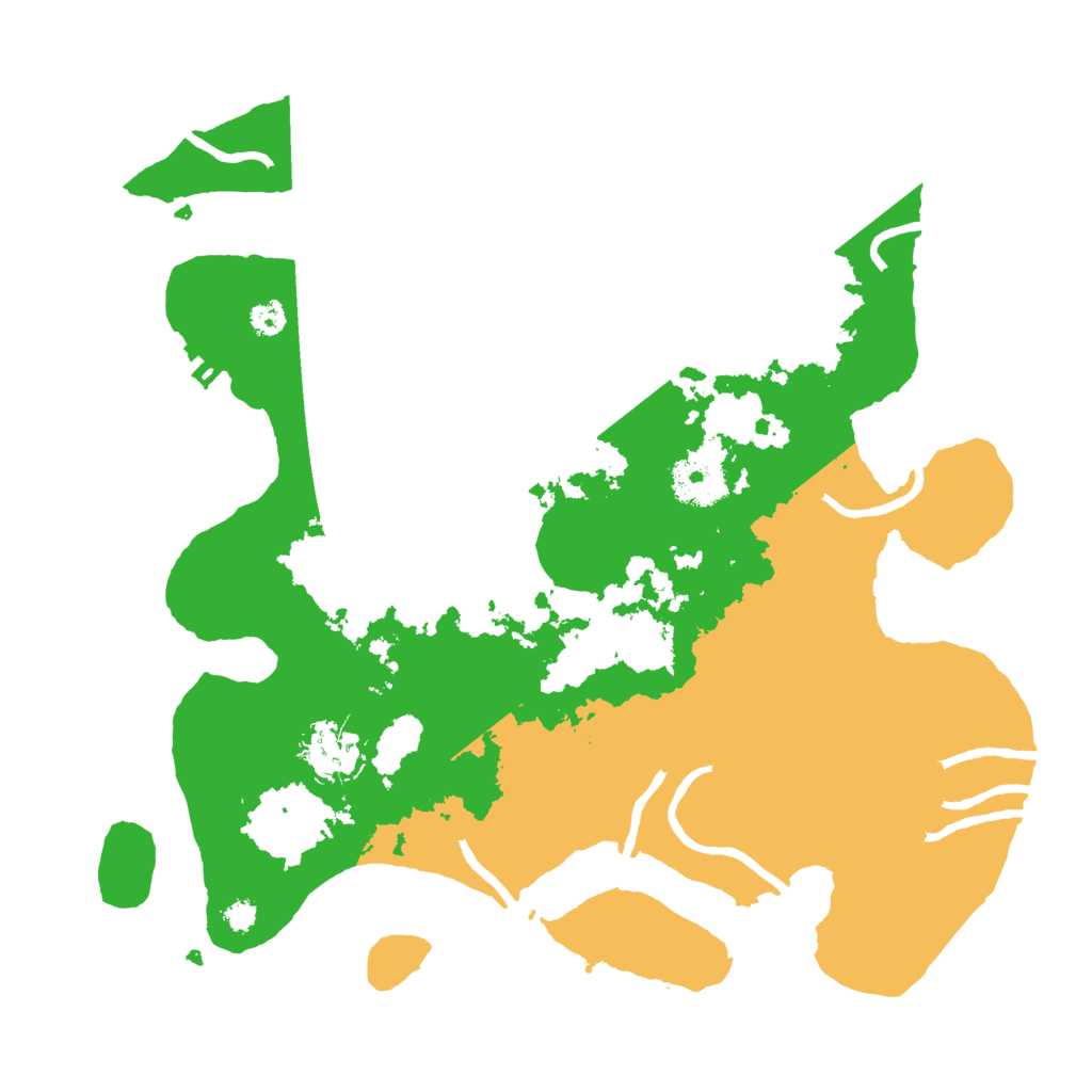 Biome Rust Map: Procedural Map, Size: 3200, Seed: 2438844
