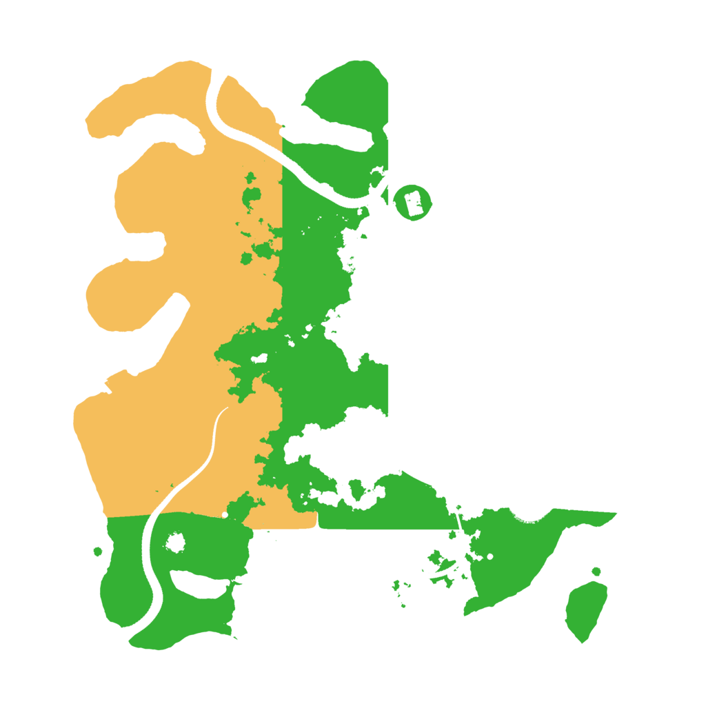 Biome Rust Map: Procedural Map, Size: 3250, Seed: 4800081