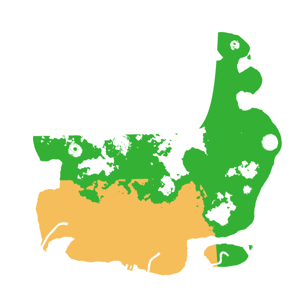 Biome Rust Map: Procedural Map, Size: 3250, Seed: 466658