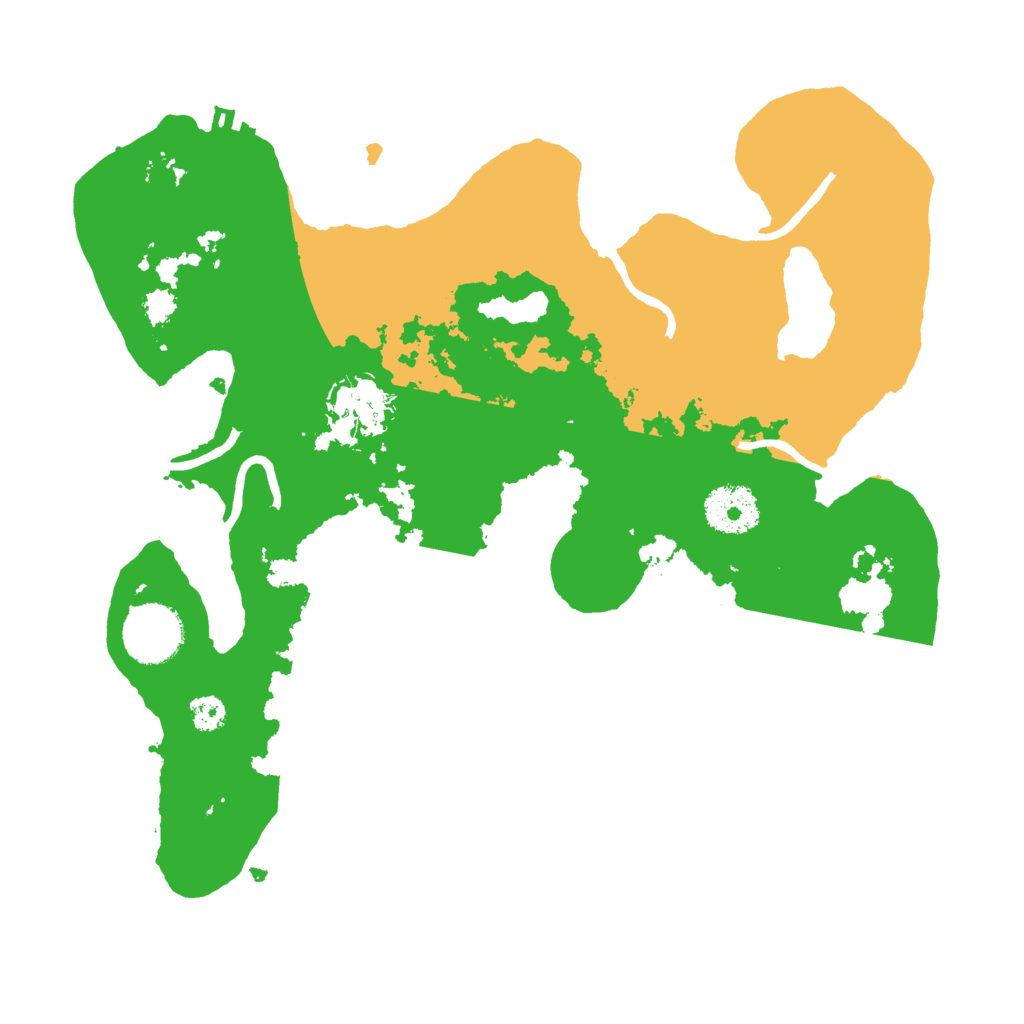 Biome Rust Map: Procedural Map, Size: 3000, Seed: 6544