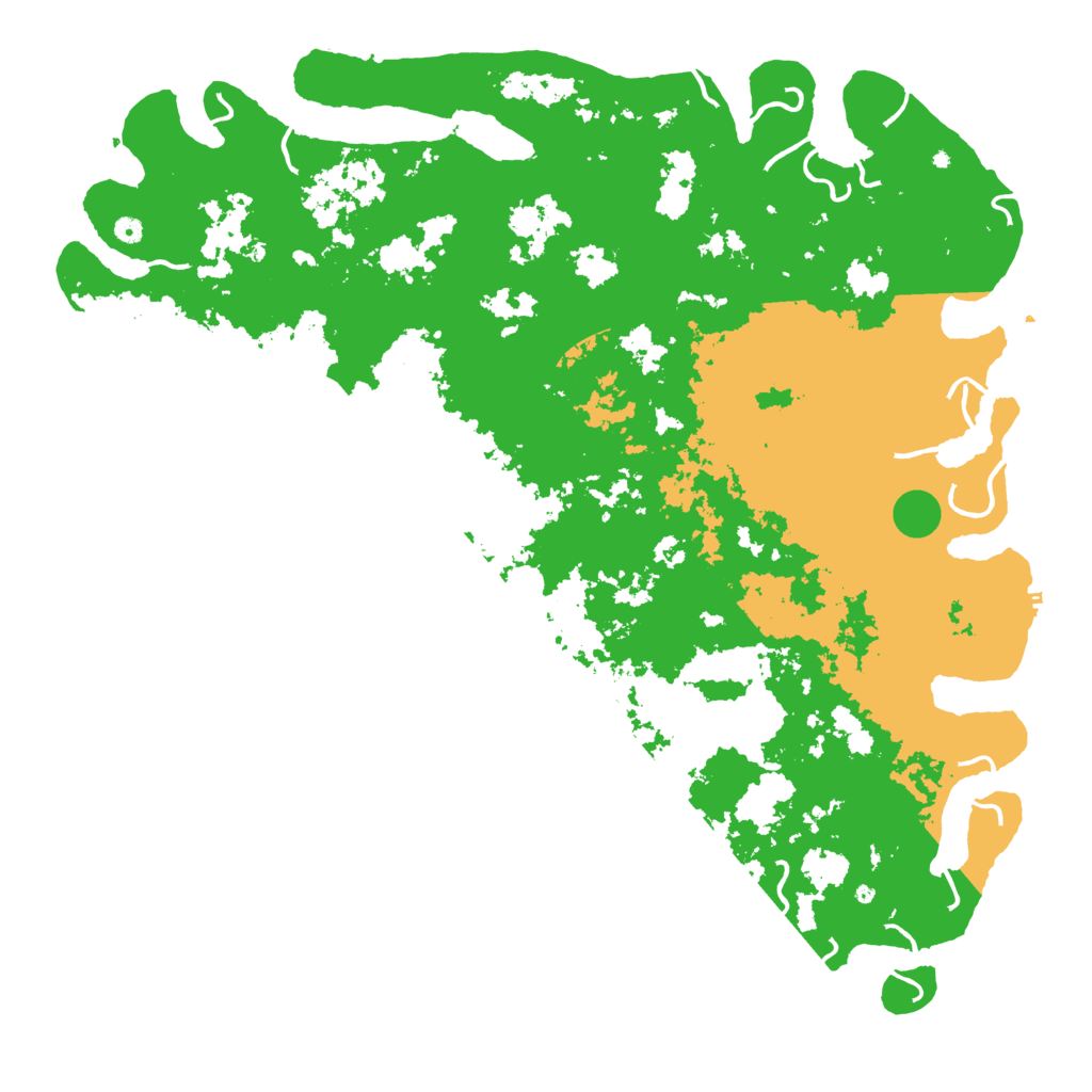 Biome Rust Map: Procedural Map, Size: 6000, Seed: 4201981