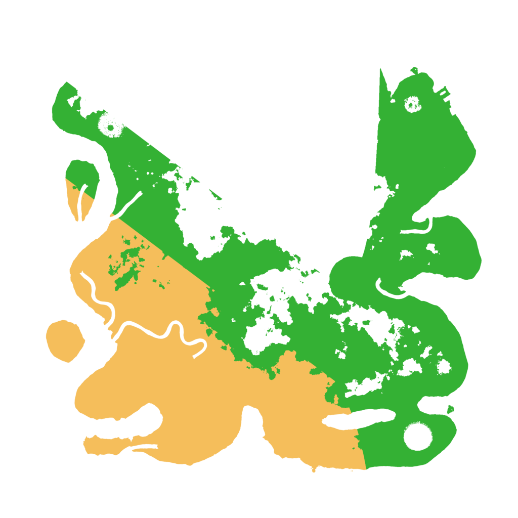Biome Rust Map: Procedural Map, Size: 3250, Seed: 4305057