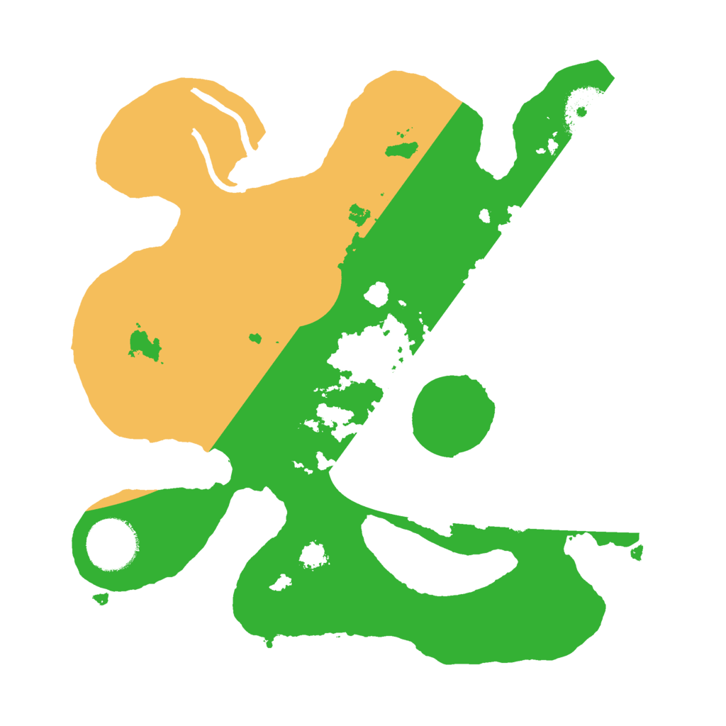 Biome Rust Map: Procedural Map, Size: 2500, Seed: 602423556