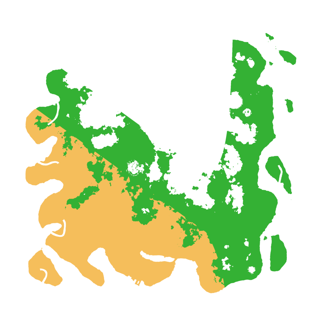 Biome Rust Map: Procedural Map, Size: 4050, Seed: 35454876