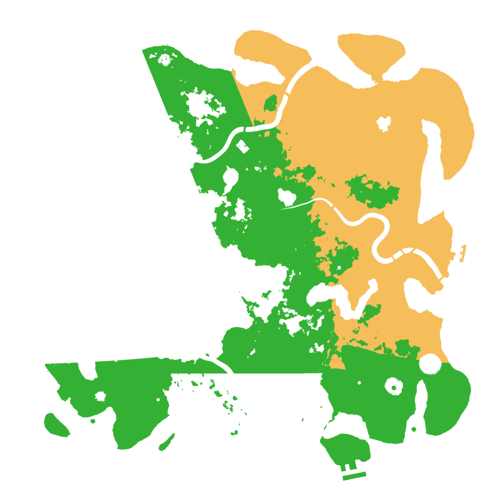 Biome Rust Map: Procedural Map, Size: 4250, Seed: 1564841