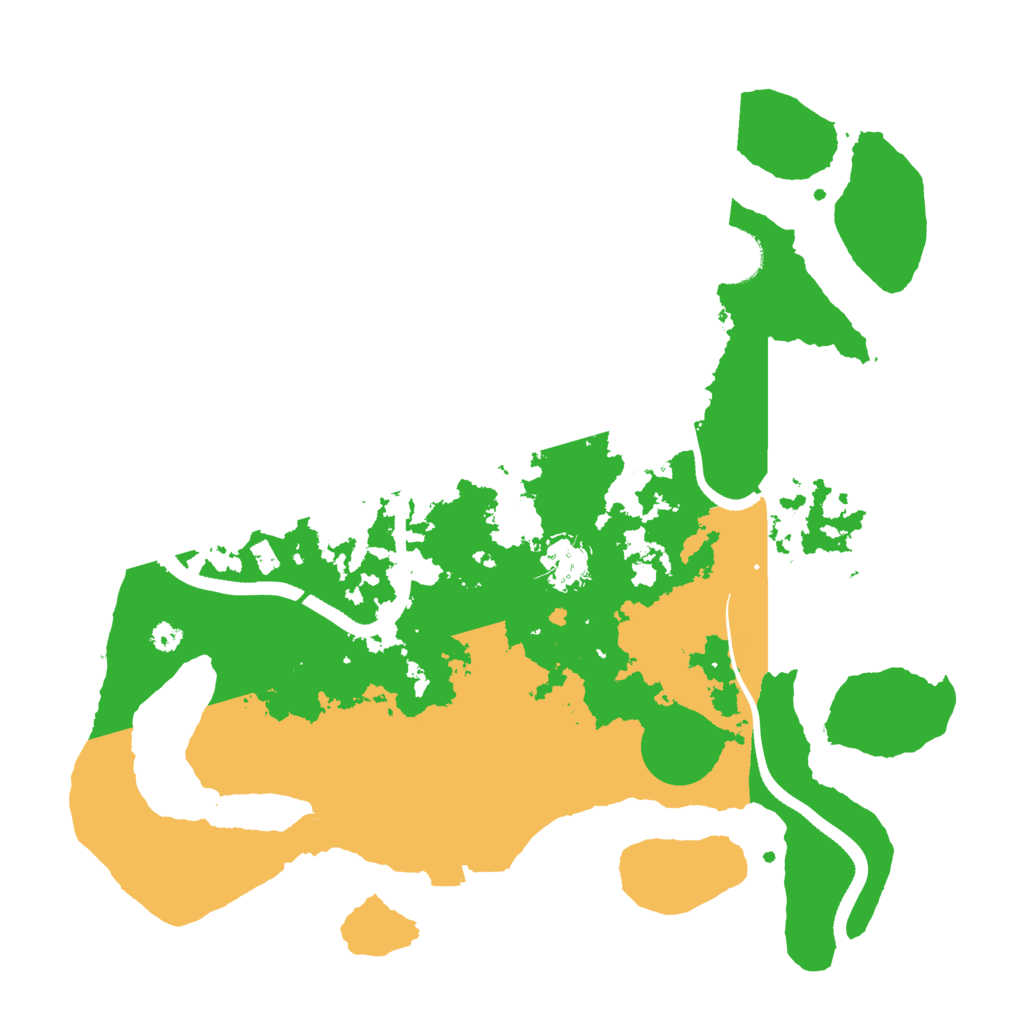 Biome Rust Map: Procedural Map, Size: 3500, Seed: 1735800857