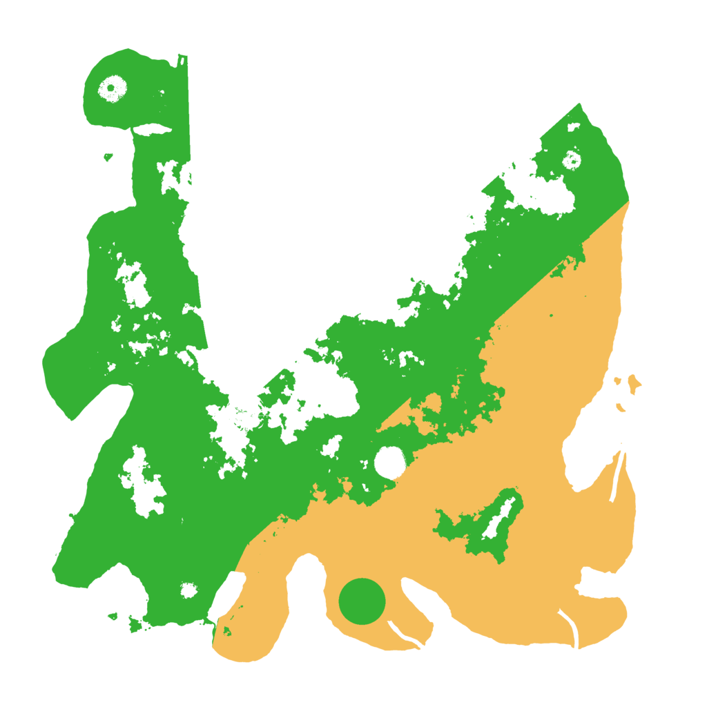 Biome Rust Map: Procedural Map, Size: 4000, Seed: 66543