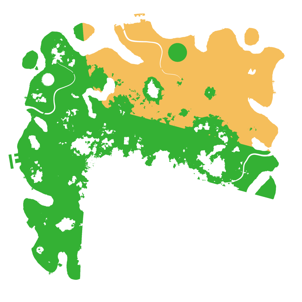 Biome Rust Map: Procedural Map, Size: 4250, Seed: 443946557