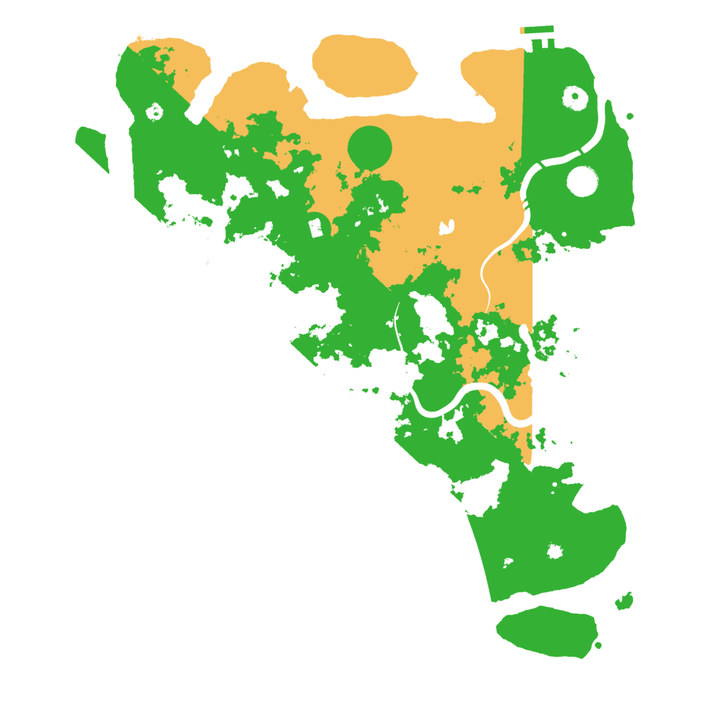 Biome Rust Map: Procedural Map, Size: 4250, Seed: 3144055
