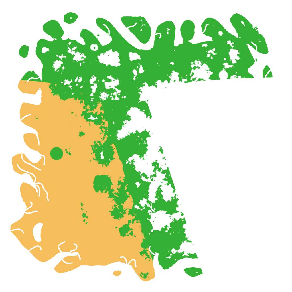 Biome Rust Map: Procedural Map, Size: 6000, Seed: 61896121