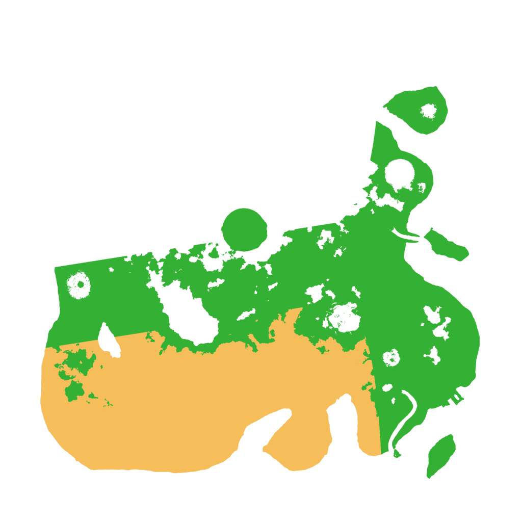 Biome Rust Map: Procedural Map, Size: 3200, Seed: 738835