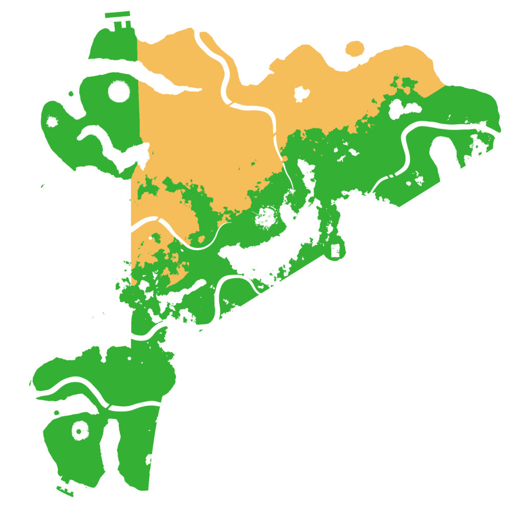 Biome Rust Map: Procedural Map, Size: 4250, Seed: 2440289