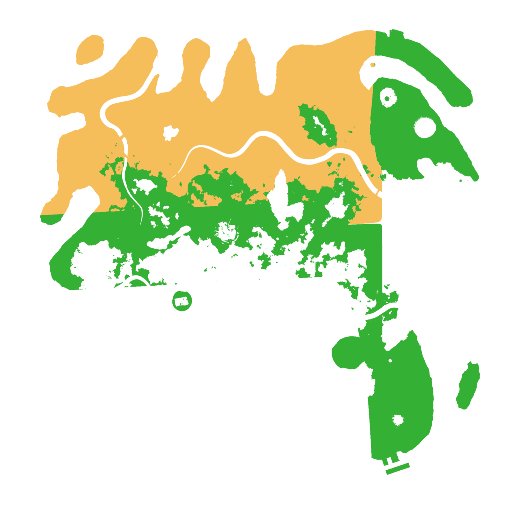 Biome Rust Map: Procedural Map, Size: 4250, Seed: 637839