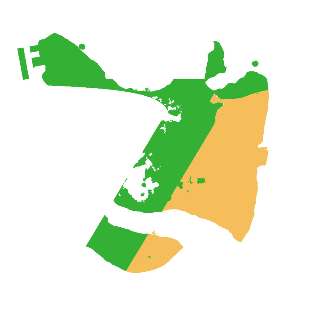 Biome Rust Map: Procedural Map, Size: 2000, Seed: 26536