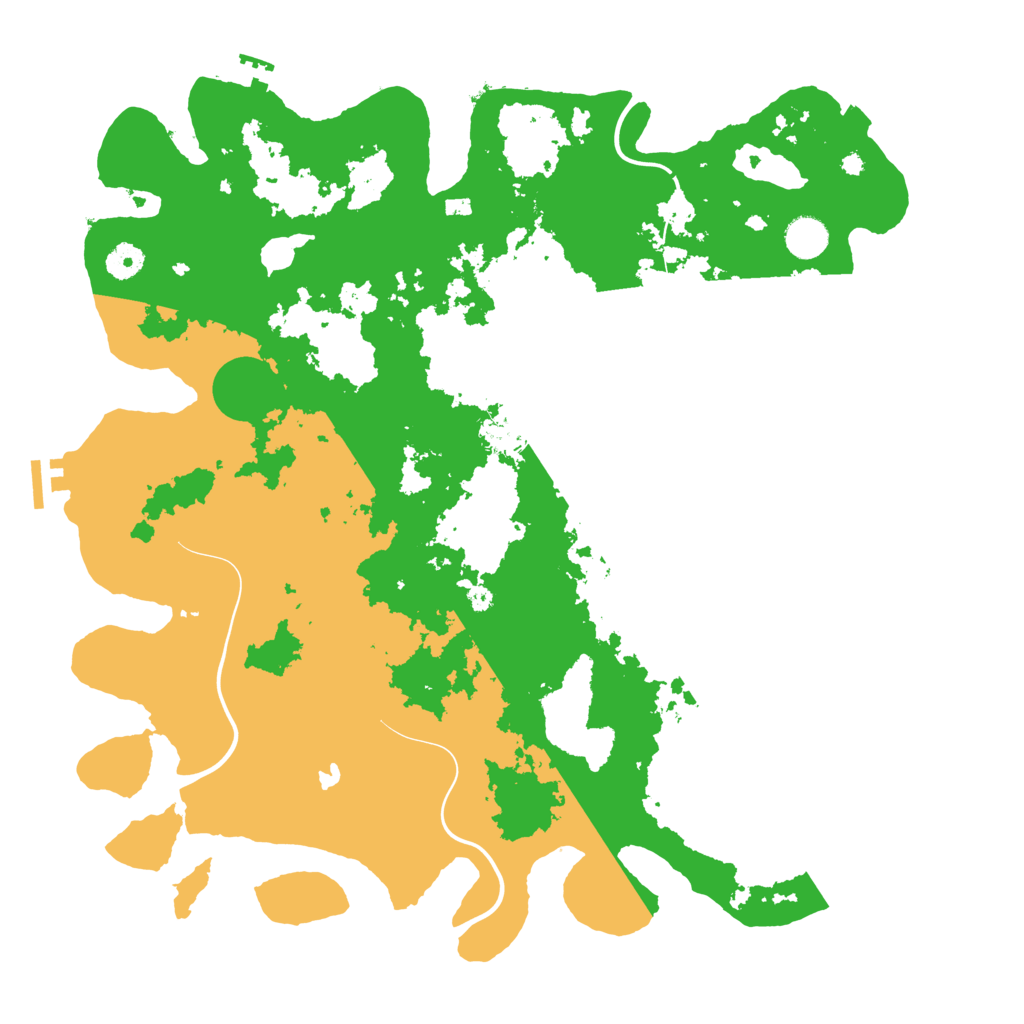 Biome Rust Map: Procedural Map, Size: 4250, Seed: 3679874