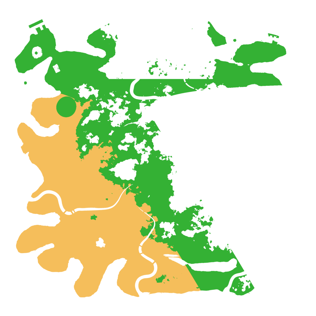 Biome Rust Map: Procedural Map, Size: 4250, Seed: 1440383