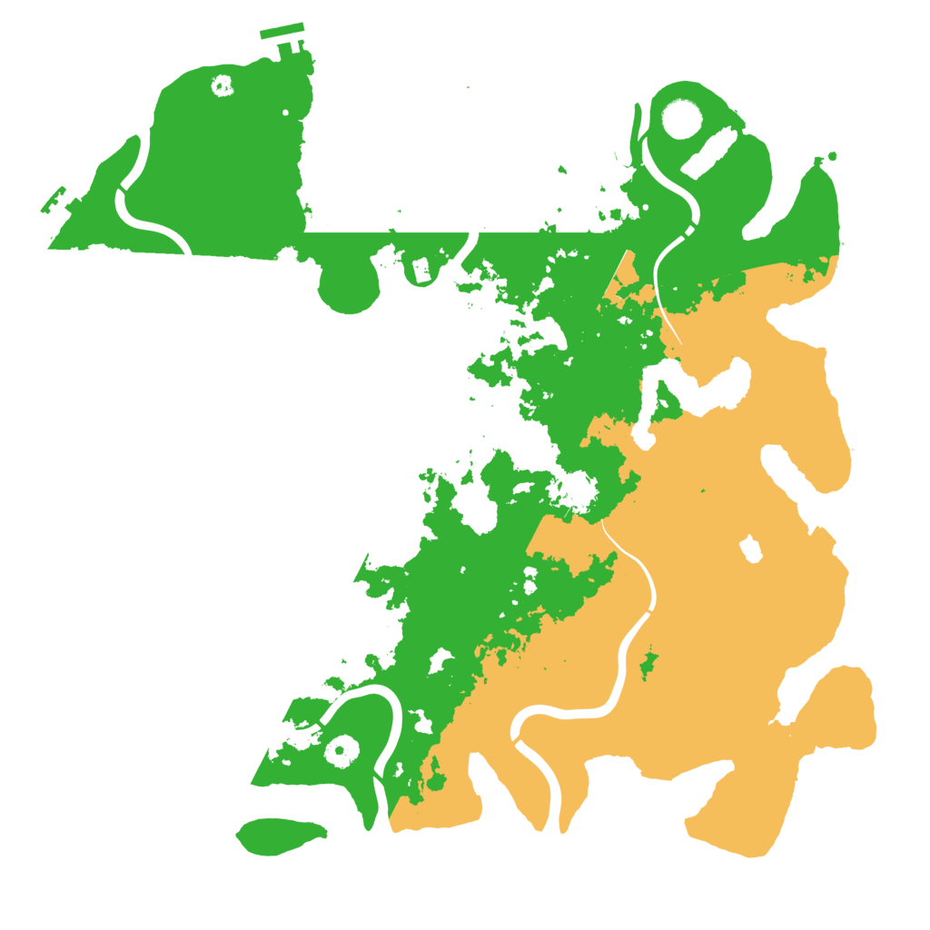 Biome Rust Map: Procedural Map, Size: 4250, Seed: 3413640