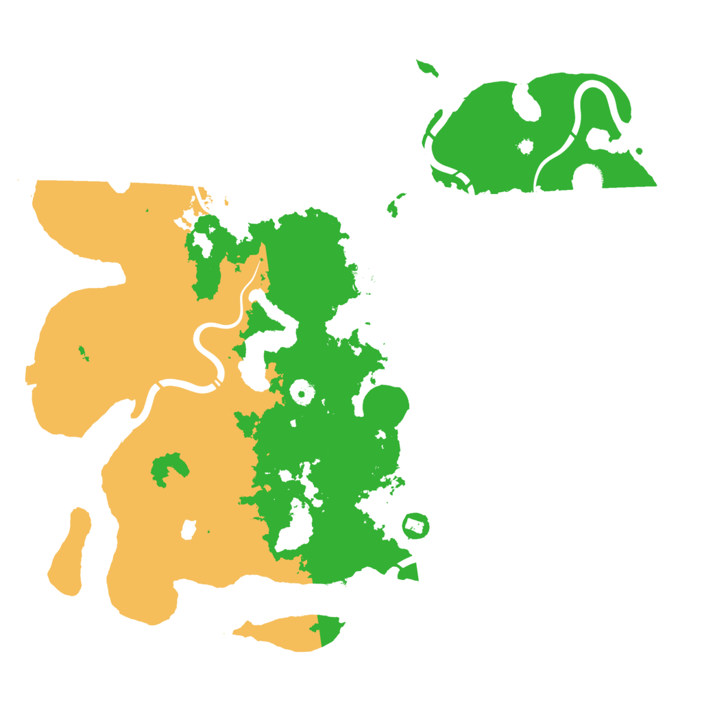 Biome Rust Map: Procedural Map, Size: 4250, Seed: 2777170