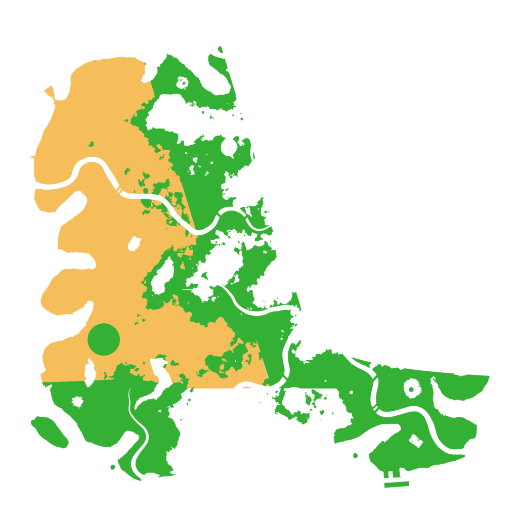 Biome Rust Map: Procedural Map, Size: 4250, Seed: 303191