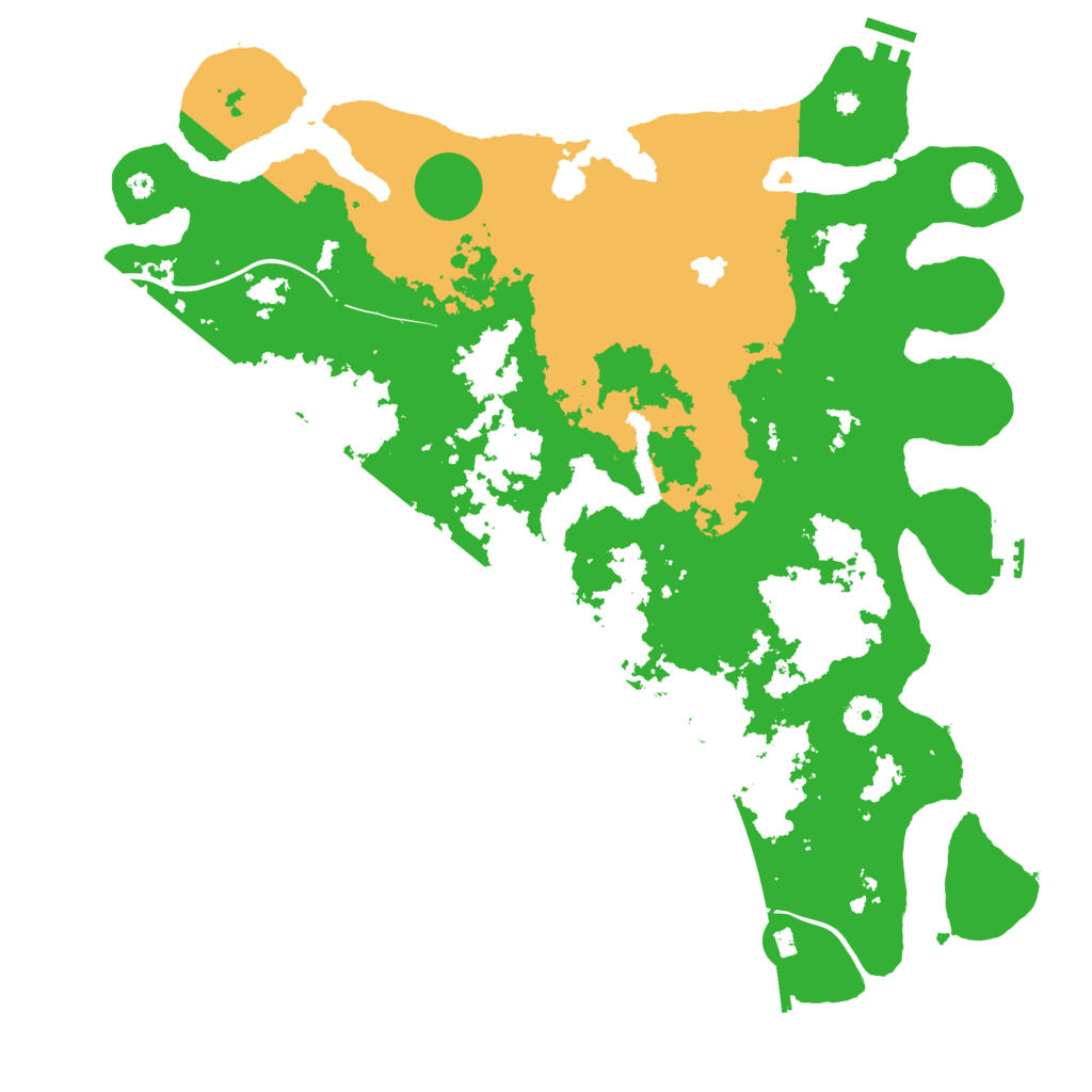 Biome Rust Map: Procedural Map, Size: 4250, Seed: 4461061