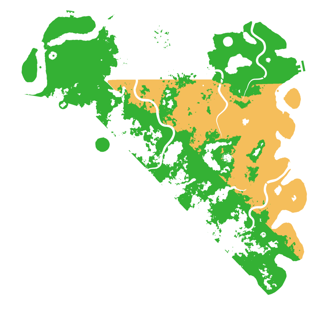 Biome Rust Map: Procedural Map, Size: 6000, Seed: 115426344