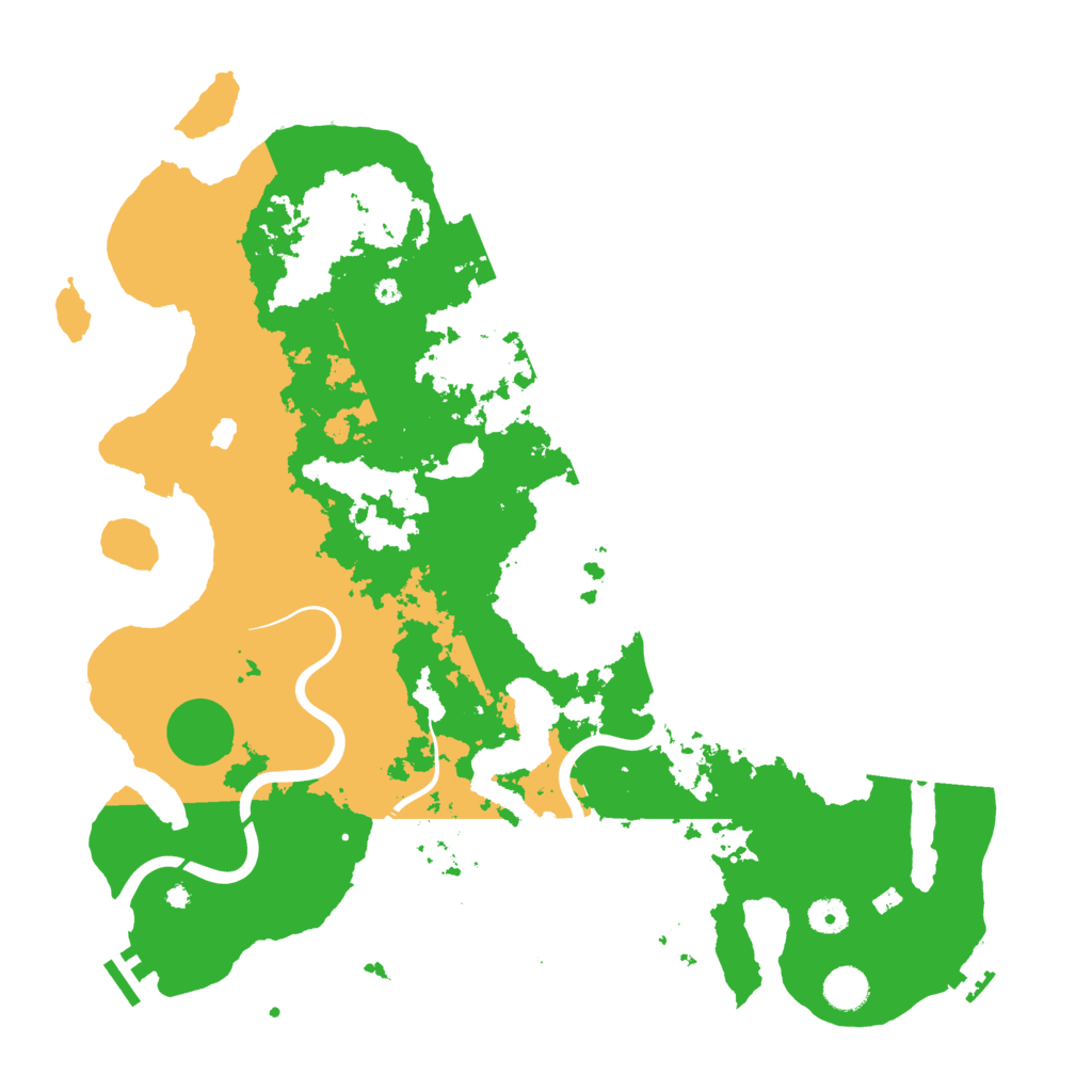 Biome Rust Map: Procedural Map, Size: 4300, Seed: 8454481