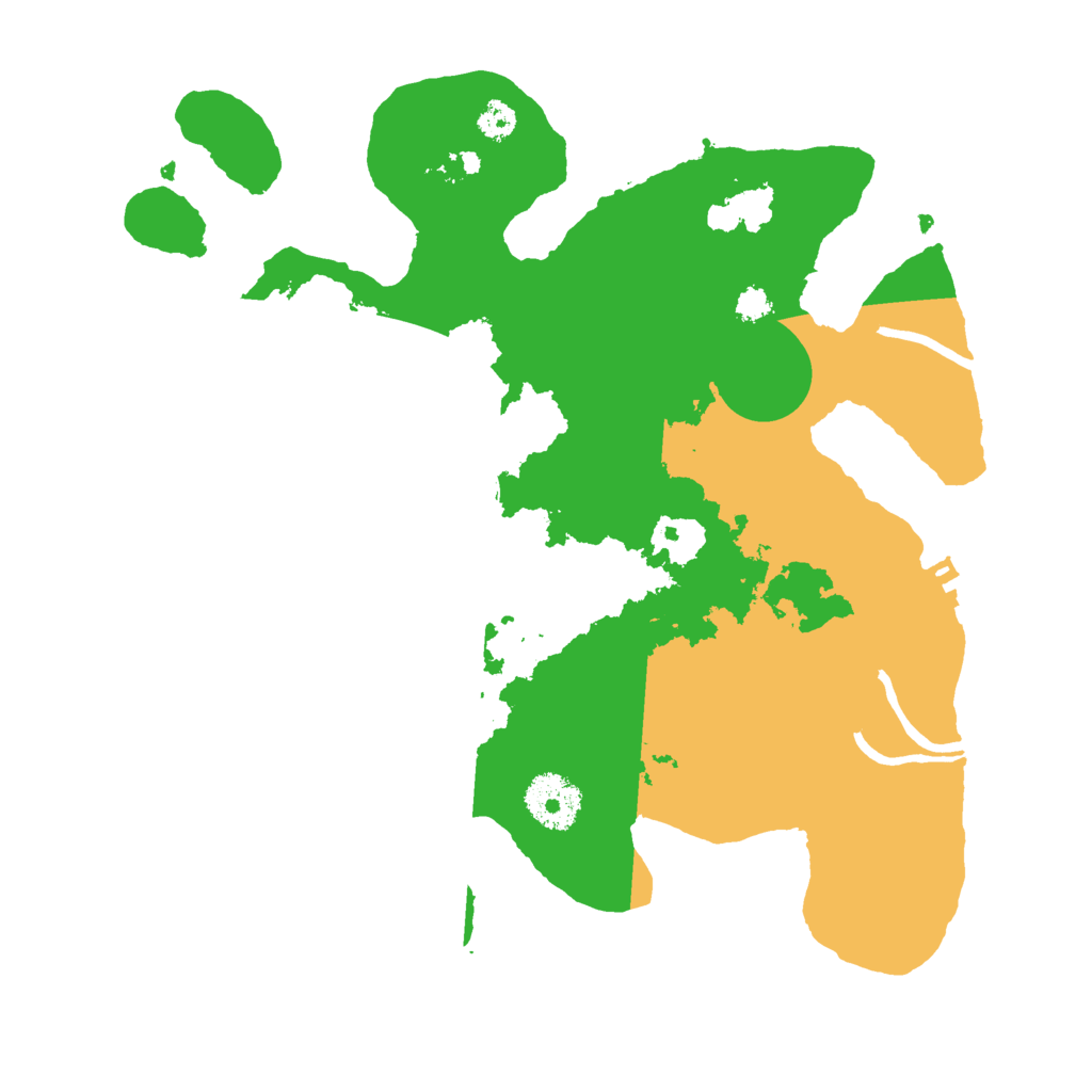 Biome Rust Map: Procedural Map, Size: 3000, Seed: 827432910