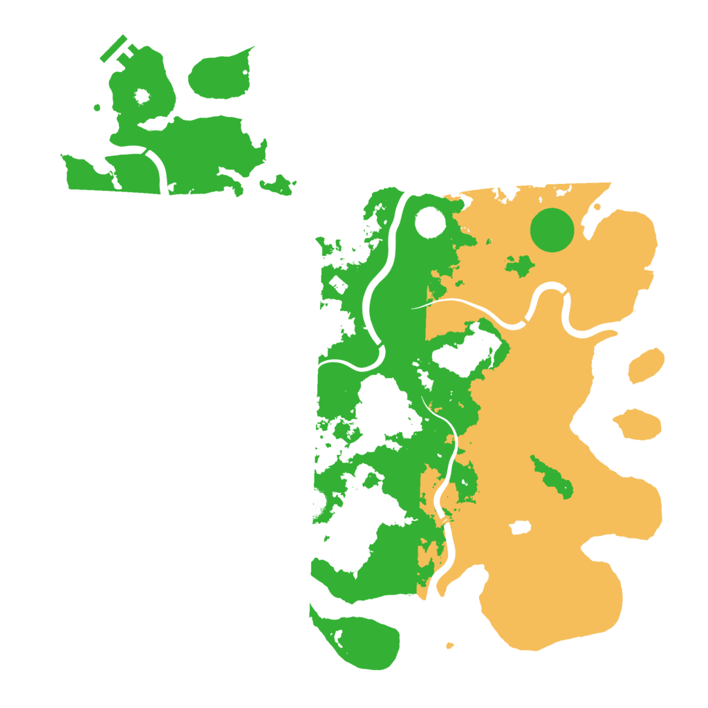 Biome Rust Map: Procedural Map, Size: 4250, Seed: 4964393
