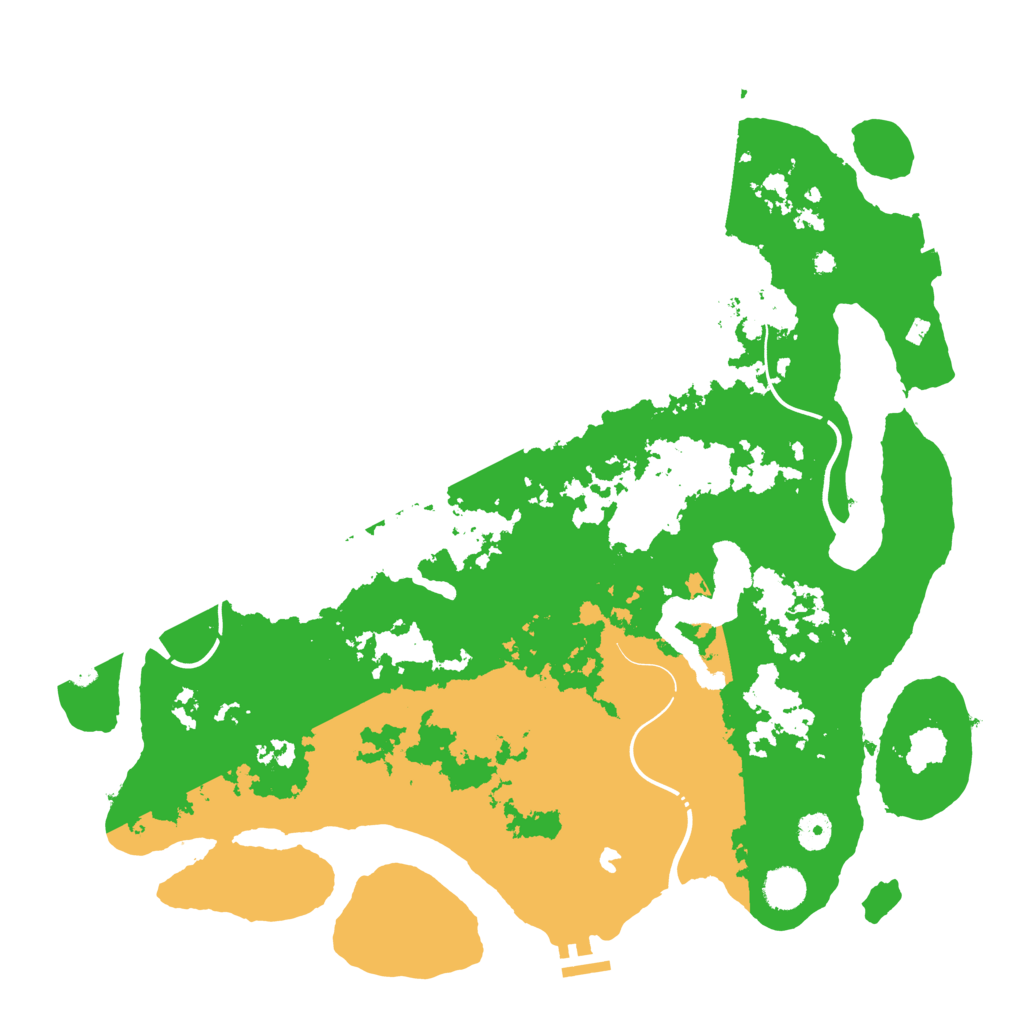 Biome Rust Map: Procedural Map, Size: 4250, Seed: 3264594