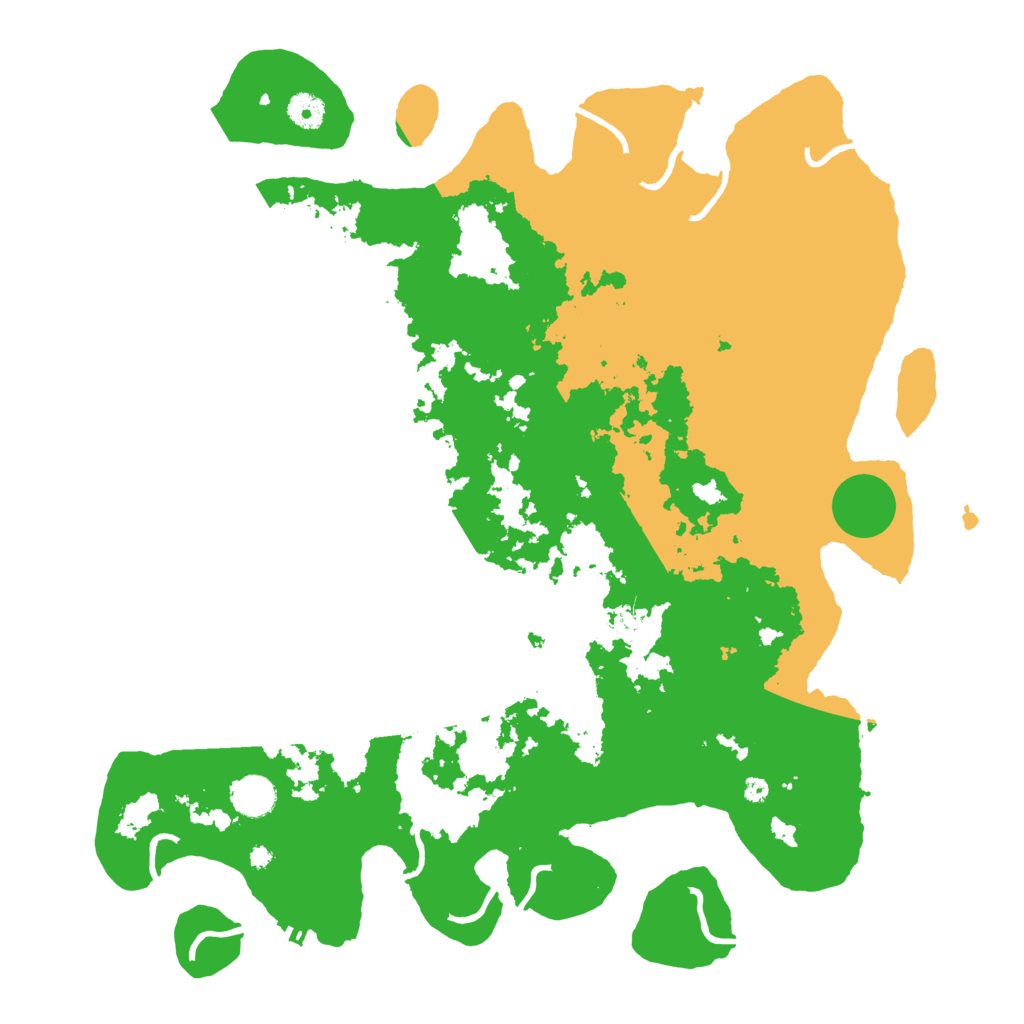 Biome Rust Map: Procedural Map, Size: 4250, Seed: 2768570
