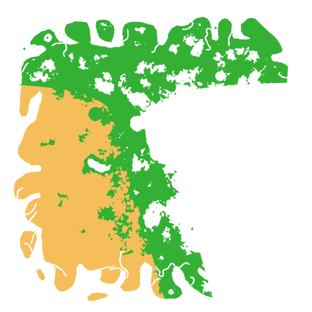 Biome Rust Map: Procedural Map, Size: 6000, Seed: 117396922