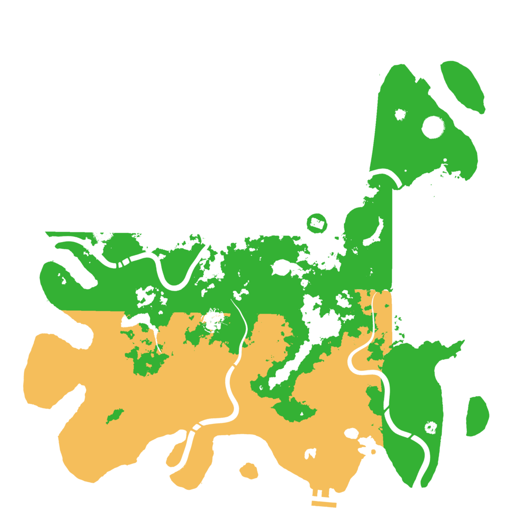 Biome Rust Map: Procedural Map, Size: 4250, Seed: 5499317