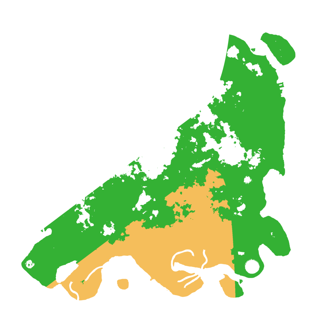 Biome Rust Map: Procedural Map, Size: 4000, Seed: 1110