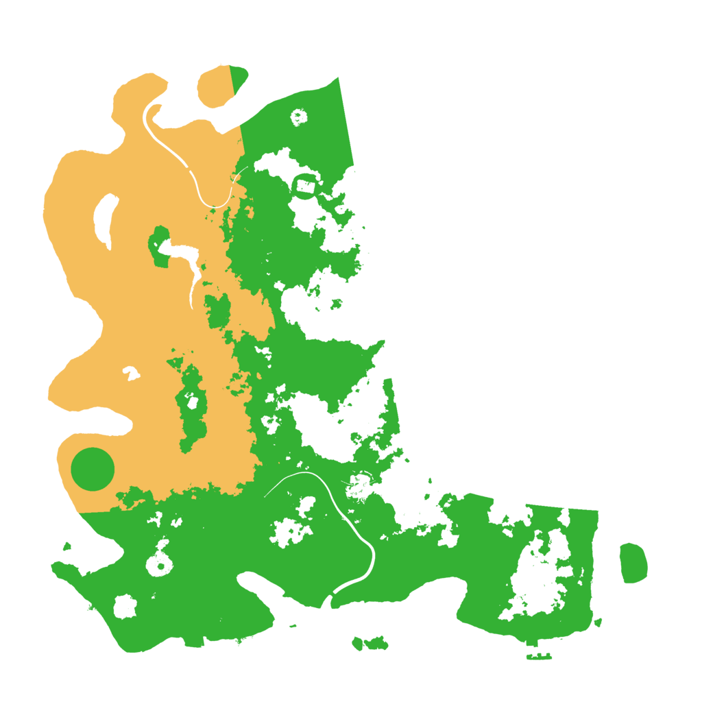 Biome Rust Map: Procedural Map, Size: 4250, Seed: 6178721