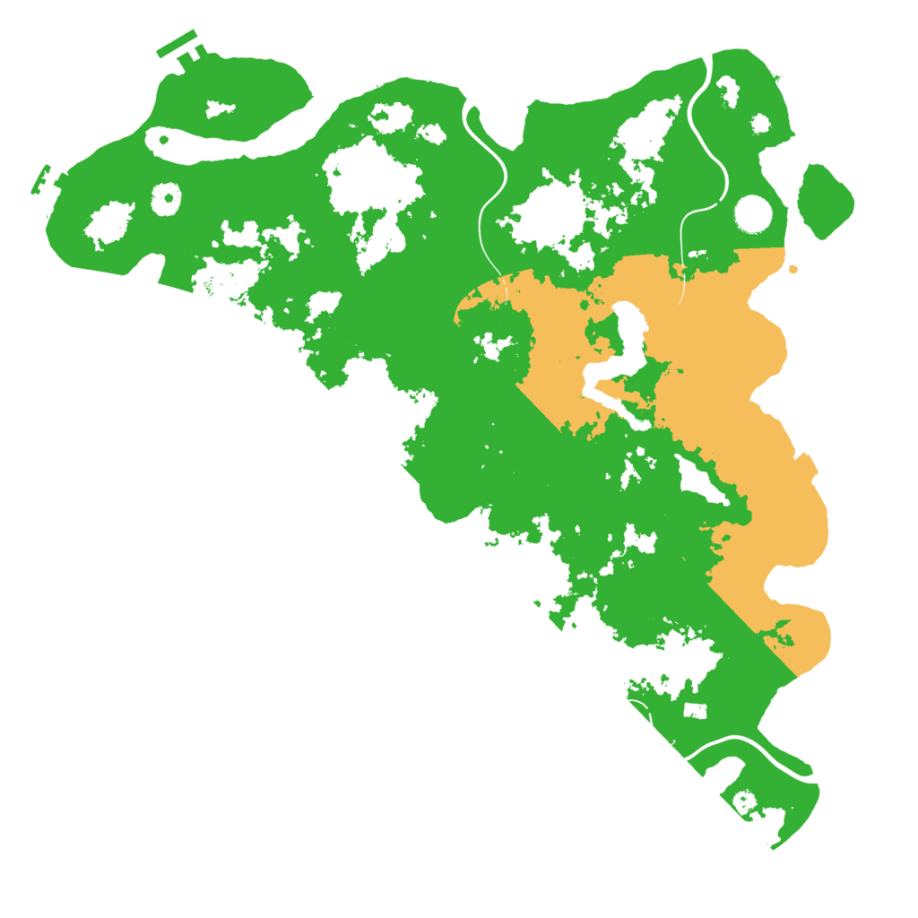 Biome Rust Map: Procedural Map, Size: 4250, Seed: 5230703