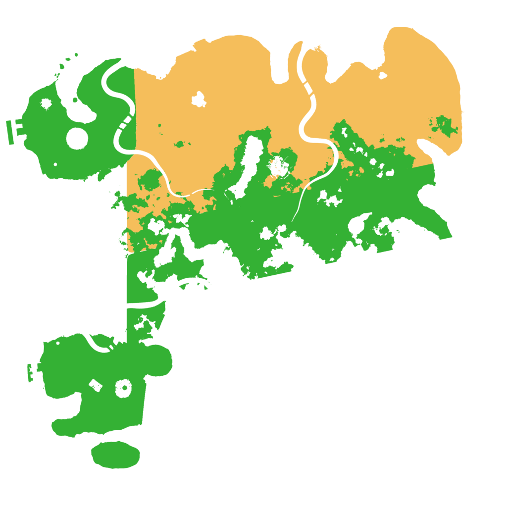 Biome Rust Map: Procedural Map, Size: 4250, Seed: 3726672