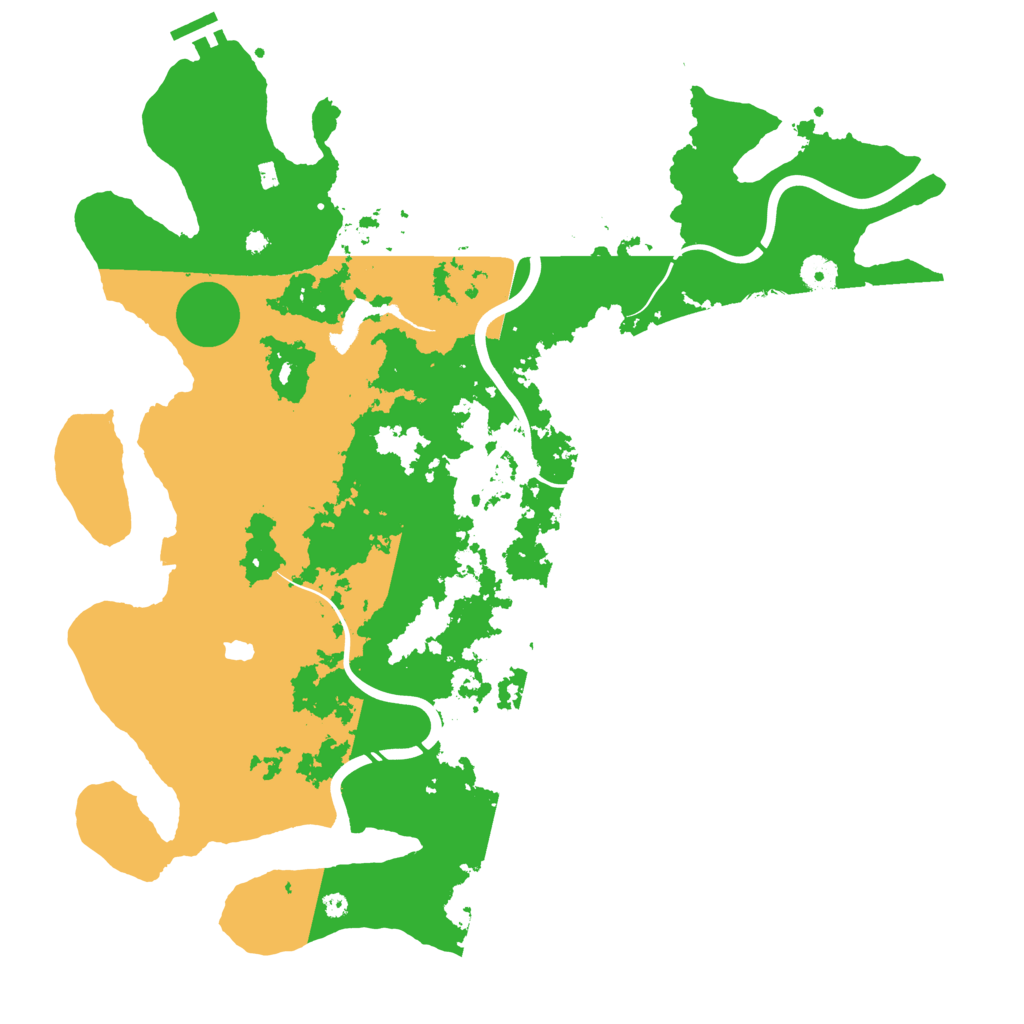 Biome Rust Map: Procedural Map, Size: 4250, Seed: 2766181