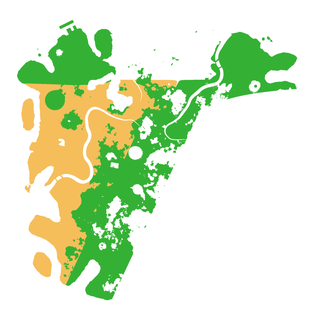 Biome Rust Map: Procedural Map, Size: 4250, Seed: 3717634