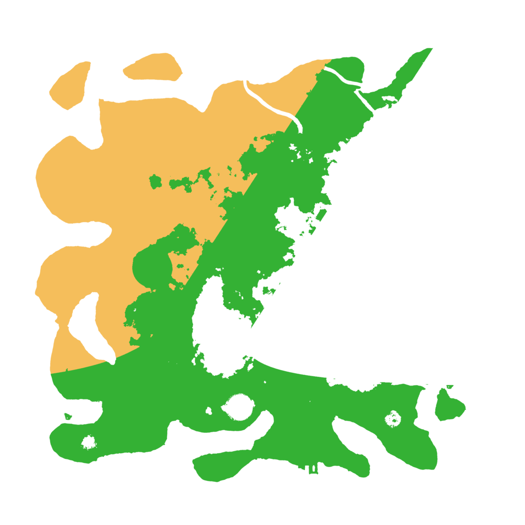 Biome Rust Map: Procedural Map, Size: 3500, Seed: 940397143