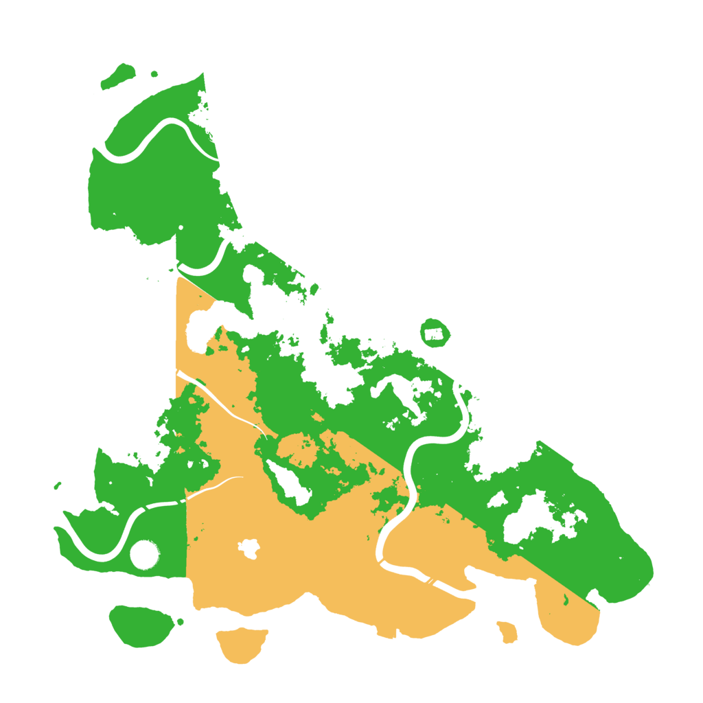 Biome Rust Map: Procedural Map, Size: 4250, Seed: 1148978