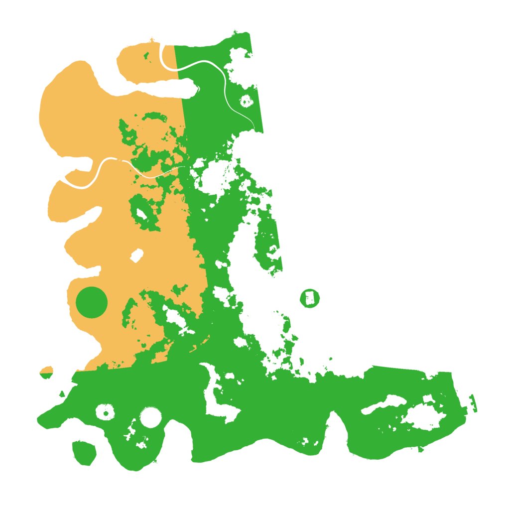 Biome Rust Map: Procedural Map, Size: 4250, Seed: 5496995