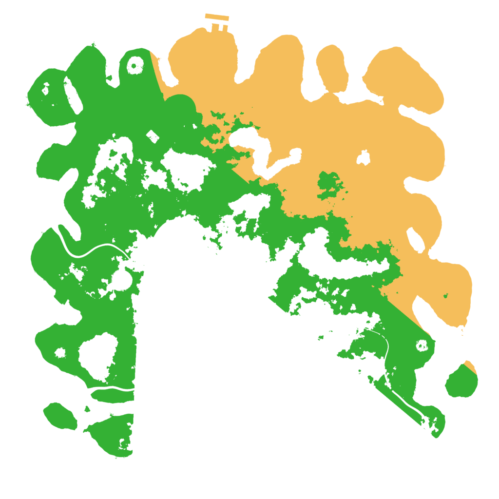 Biome Rust Map: Procedural Map, Size: 4250, Seed: 5742513