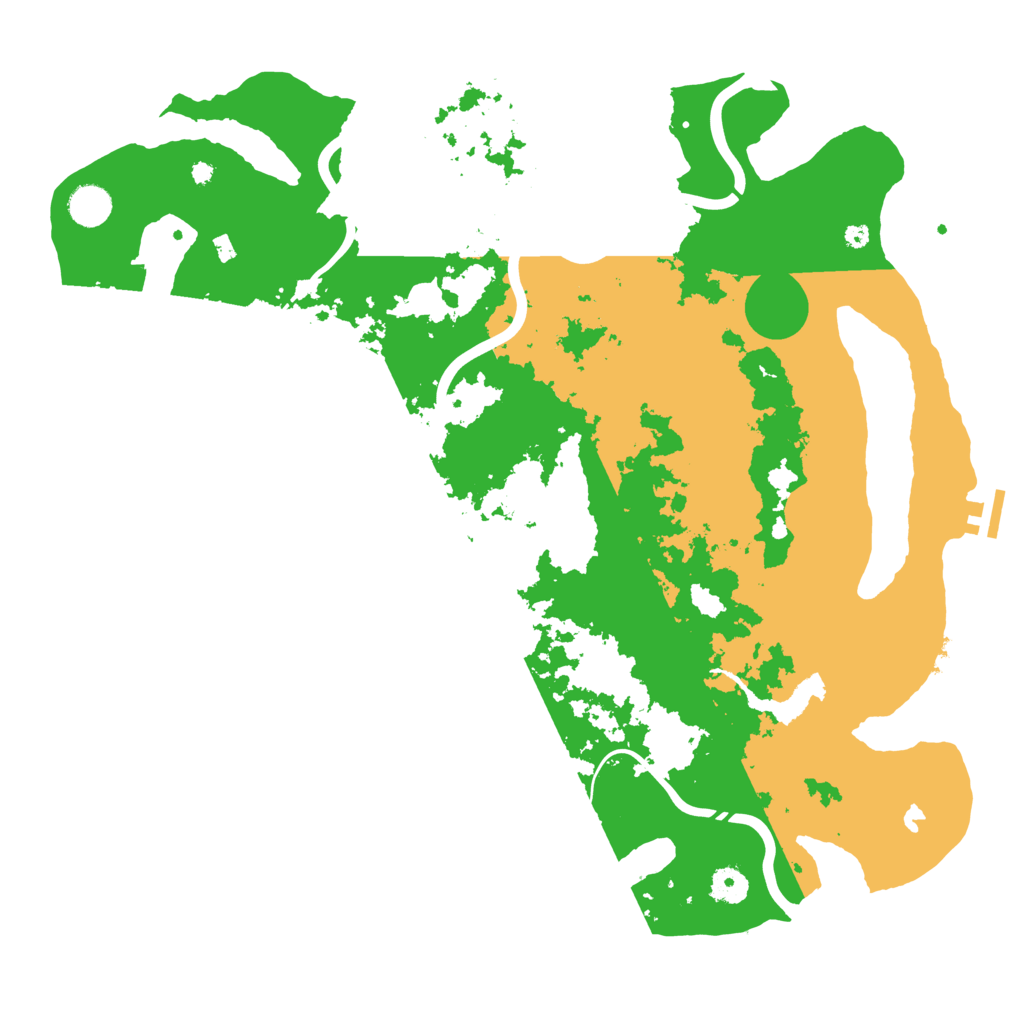 Biome Rust Map: Procedural Map, Size: 4250, Seed: 3262180