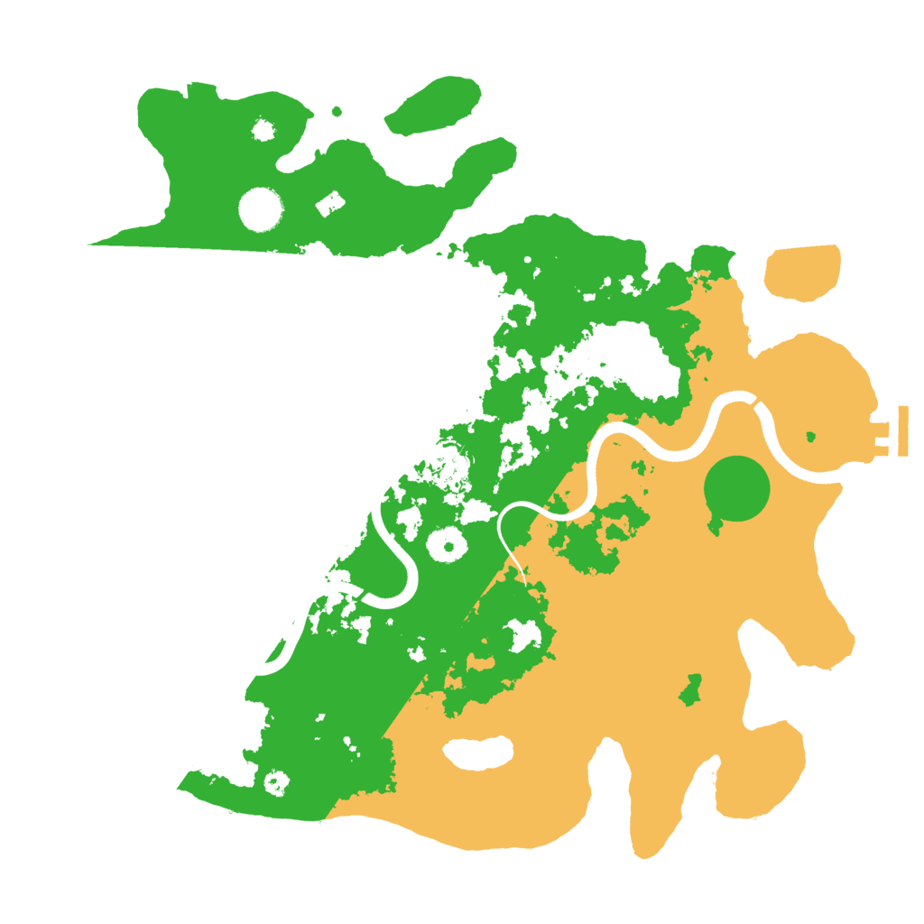 Biome Rust Map: Procedural Map, Size: 3700, Seed: 365290